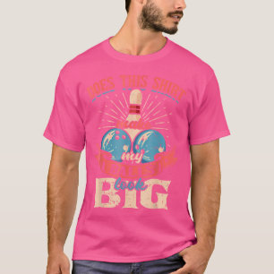 ボーリングでボールが大きく見える Tシャツ