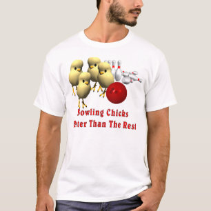 ボーリングのひよこ Tシャツ
