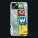 ボーリングのアートワーク iPhone 13ケース<br><div class="desc">ボーリングアリー美術作家：マカヴィット直美</div>