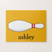 ボーリングのカスタマイズ ジグソーパズル (横)