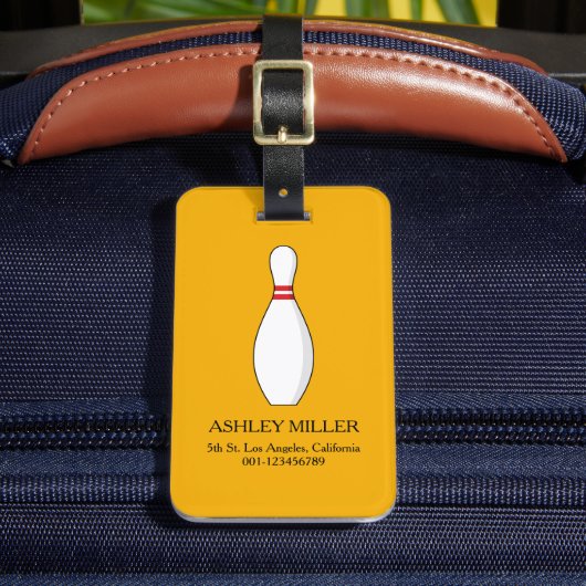 ボーリングのカスタマイズ ラゲッジタグ (正面インサイチュ2)