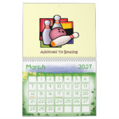 ボーリングのカレンダー カレンダー (3月 2027)