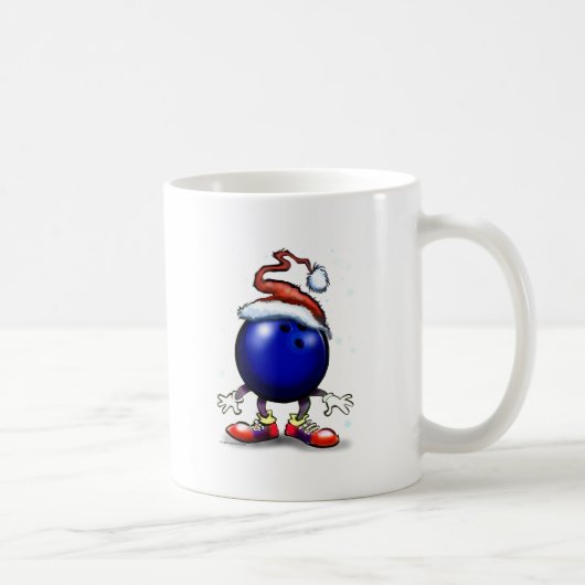 ボーリングのクリスマス コーヒーマグカップ (右)