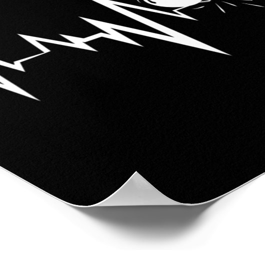 ボーリングのハートビートボーリング愛好家とプレーヤー ポスター (角)