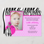 ボーリングのバースデーパーティ招待状の写真 招待状 (正面/裏面)