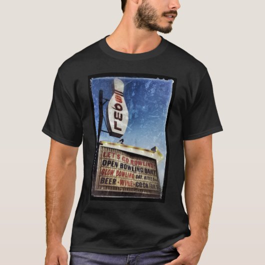 ボーリングのワイシャツ Tシャツ (正面)