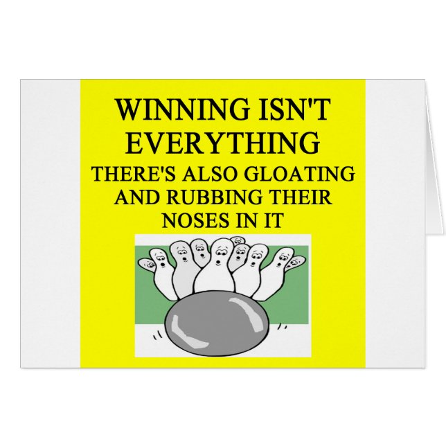 ボーリングの冗談 (正面横)