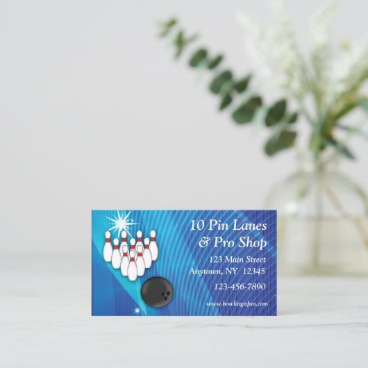 ボーリングの名刺 名刺 (スタンド正面)