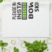 ボーリングの技術を取付けること キッチンタオル (折り畳み)