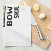 ボーリングの技術を取付けること キッチンタオル (四つ折り)