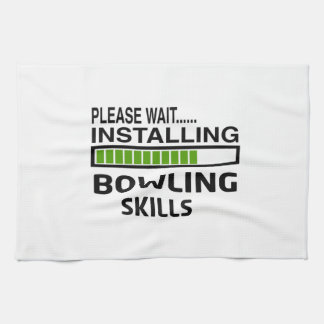 ボーリングの技術を取付けること キッチンタオル