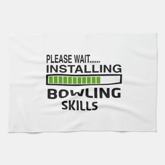 ボーリングの技術を取付けること キッチンタオル (横)