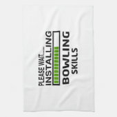ボーリングの技術を取付けること キッチンタオル (縦)