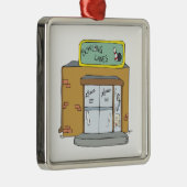 ボーリングの車線 メタルオーナメント (右)