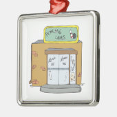 ボーリングの車線 メタルオーナメント (左)