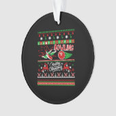ボーリングの醜いクリスマス オーナメント (正面)