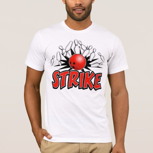 ボーリングのTシャツ Tシャツ (正面)
