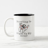 ボーリングはあります ツートーンマグカップ (左)