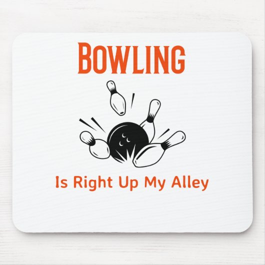ボーリングは僕の好い処だ マウスパッド (正面)
