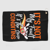 ボーリングは僕の罪ではない ゴルフタオル (横)