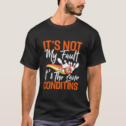 ボーリングは僕の罪ではない Tシャツ (正面)