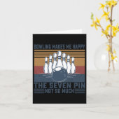 ボーリングは私に7ピンそれほど多くはない幸せにするB カード (黄色い花)