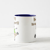 ボーリングは私のスポーツです ツートーンマグカップ (中央)