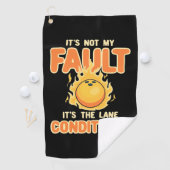 ボーリングは路線条件だ ゴルフタオル (インサイチュ)