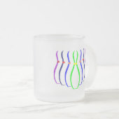 ボーリングはTシャツとギフトをピン留めする。 フロストグラスマグカップ (正面右)