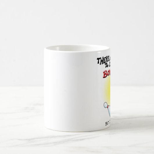 ボーリングよりより多くの事 コーヒーマグカップ (中央)