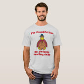 ボーリングをすることのために感謝している Tシャツ (正面フル)
