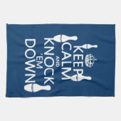 ボーリングをすることは平静を保ち、それらを-すべての色たたきます キッチンタオル (横)