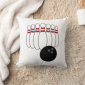 ボーリングをすること クッション (ブランケット)