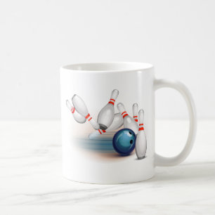 ボーリングをすること コーヒーマグカップ