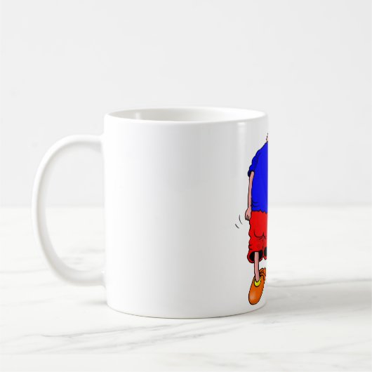 ボーリングをすること コーヒーマグカップ (左)