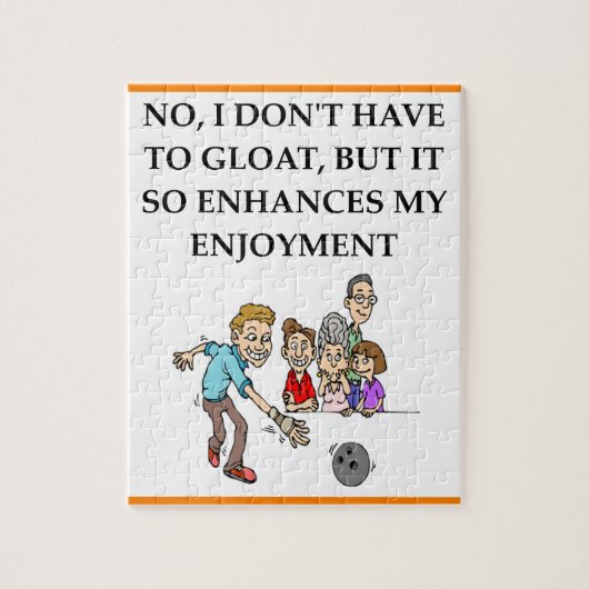 ボーリングをすること ジグソーパズル (縦)