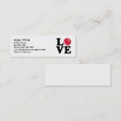 ボーリングをすること スキニー名刺 (正面/裏面)