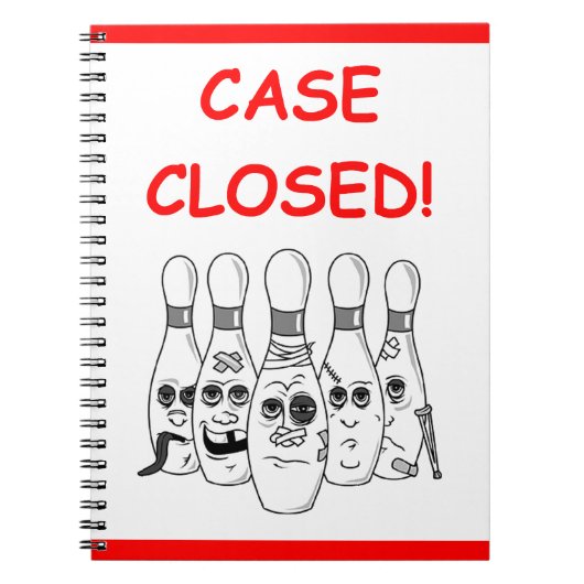 ボーリングをすること ノートブック (正面)