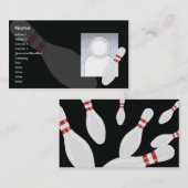 ボーリングをすること-ビジネス 名刺 (正面/裏面)