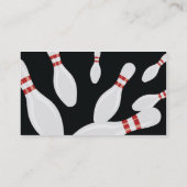 ボーリングをすること-ビジネス 名刺 (裏面)