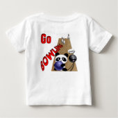 ボーリングをすること ベビーTシャツ (裏面)