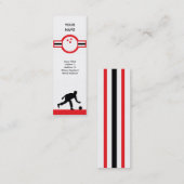 ボーリングをすること: 空気星 スキニー名刺 (正面/裏面)