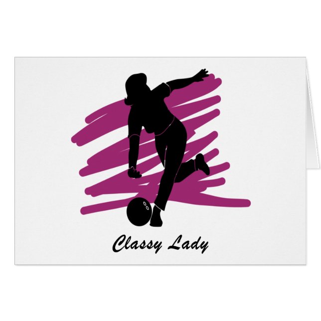 ボーリングをすること: Bowler上品な女性 (正面横)