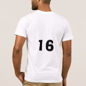 ボーリングをするために生まれて下さい Tシャツ (裏面)