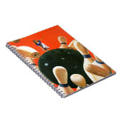 ボーリングをする殴打 ノートブック (右側)