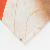 ボーリングをする殴打 フリースブランケット (角)