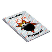 ボーリングをする螺線形ノート ノートブック (右側)