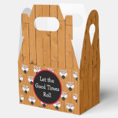 ボーリングをテーマにした誕生日パーティーのお願いボックス フェイバーボックス (オープン)