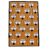 ボーリングをテーマにした誕生日 ミディアムペーパーバッグ (正面)