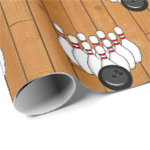 ボーリングをテーマにした誕生日 ラッピングペーパー (ロールコーナー)